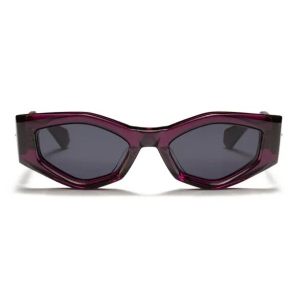 NEW VALENTINO SUNGLASSES PURPLE GREY WOMEN EYEWEAR VALENTINO V-TRE VLS-101B